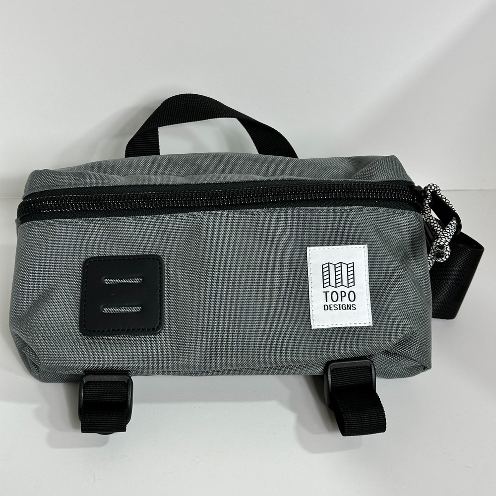 Topo Designs Quick Pack Gray 10L Crossbody Waist Bag Adjustable Hiking Travel